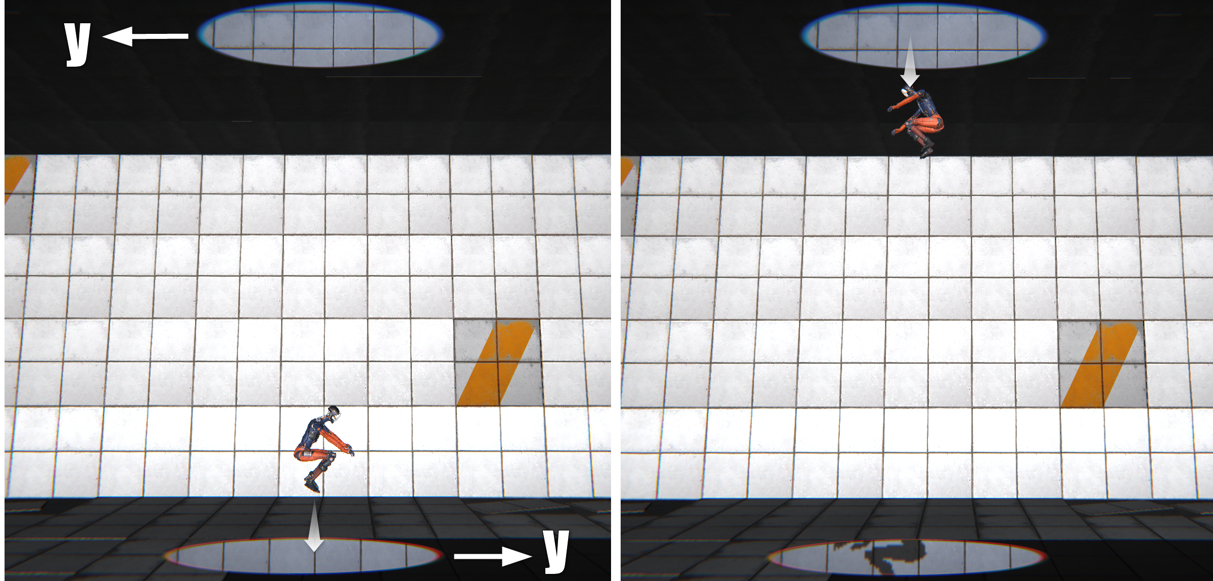 When not up-vector processing